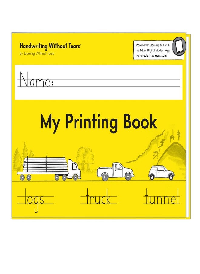 Learning Without Tears My Printing Book Student Workbook, Age 6+, 1st Grade+, Handwriting Practice, Writing Book, School & Home, Language Arts, Tutoring, Sensory - Image 1